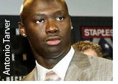 professional boxer - antionio tarver - wearing a suit