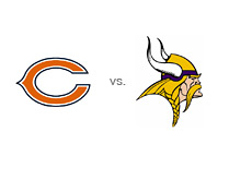 -- buy game tickets - chicago bears vs. minneota vikings - nfl football - team logos --