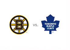 Boston Bruins vs. Toronto Maple Leafs - Matchup and team logos