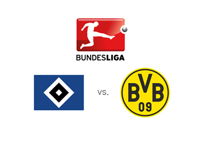 Hamburg vs. Borussia Dortmund - German Bundesliga matchup - Preview, odds and logos