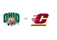 -- Central Michigan Chippewas vs. Ohio Bobcats - NCAA Football Game Tickets for Sale - Team Logos --