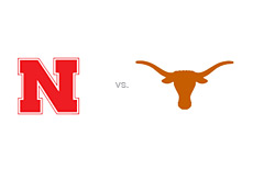 -- buy game tickets - team logos - texas longhorns vs. nebraska cornhuskers --