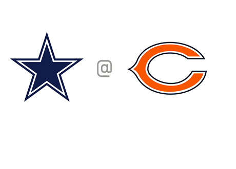 Dallas Cowboys vs. Chicago Bears - Matchup / Odds / Team Logos