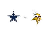 -- Team logos - Matchup - Dallas Cowboys vs. Minnesota Vikings --