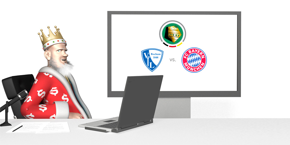 The Sports King presents the DFB Pokal match between Bochum and Bayern. Preview and Odds