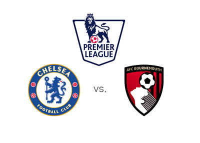 English Premier League matchup - Chelsea vs. Bournemouth - Team logos, preview and odds