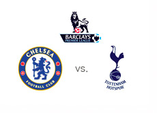 Barclays English Premier League - Chelsea vs. Tottenham - Matchup and Team Logos