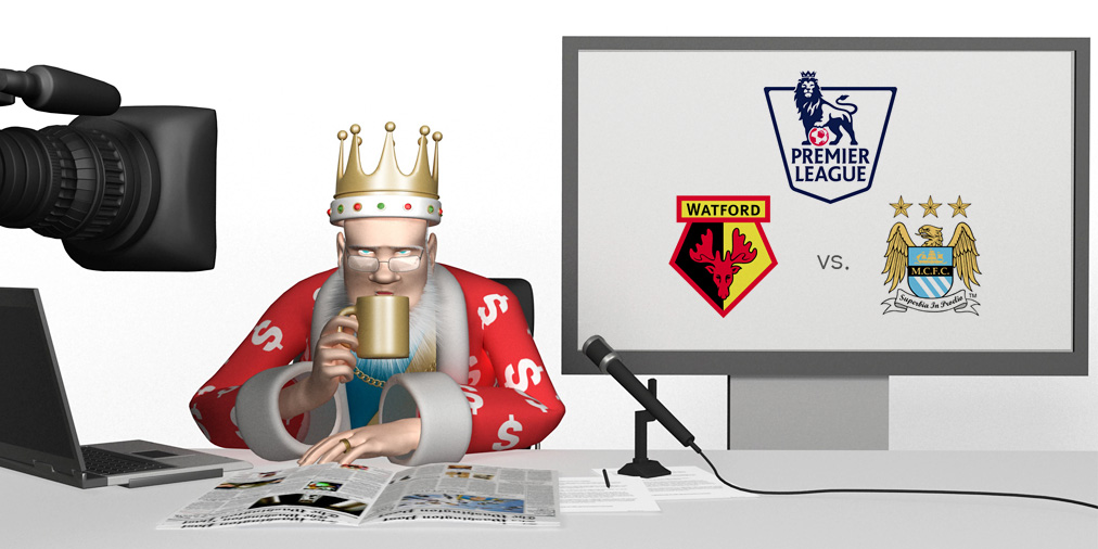 The King is a little hungover from the NYE celebrations.  With coffee in hand he takes us through the Watford vs. Manchester City matchup which is coming up this weekend in the English Premier League