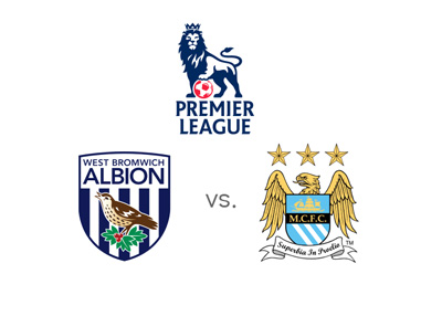 West Brom vs. Manchester City - English Premier League matchup and odds - Team logos / badges