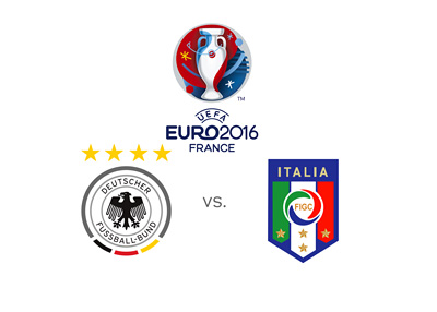 EURO 2016 - Germany vs. Italy - Matchup, stats and odds - Graphic
