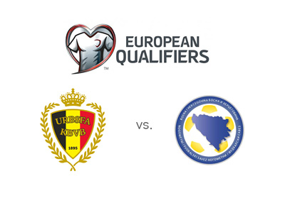 Euro 2016 qualifiers - Belgium vs. Bosnia Herzegovina - Matchup, odds and team logos