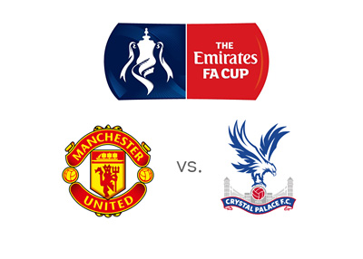 The FA Cup final 2016 - Manchester United vs. Crystal Palace - Matchup, logo, crests and odds