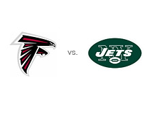 -- Team logos - Atlanta Falcons vs. New York Jets - Buy Tickets --