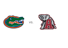 -- buy tickets for - florida gators vs. alabama crimson tide - ncaa football game - team logos --