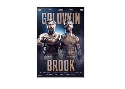 Gennady Golovkin vs. Kell Brook - Event poster - July 2016