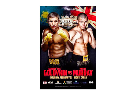 Golovkin vs.Murray - Event Poster - February 21st, 2015 - Boxing