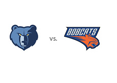 -- Team logos - Memphis Grizzlies vs. Charlotte Bobcats - Matchup --