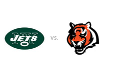 -- New York Jets vs. Cincinnati Bengals - Matchup - Team logos --