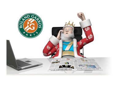 Hand up for the 2016 Roland Garros final by the King