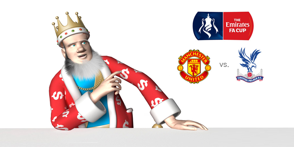 The Sports King is presenting the upcoming 2016 FA Cup final between Crystal Palace and Manchester United
