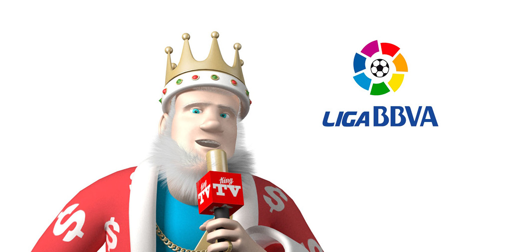 The King is discussing the latest happenings in the Spanish Leage aka La Liga. Barcelona are still the favourites to win despite the latest setbacks