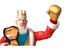 -- The King with the UFC belt --