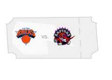 -- Game tickets - Toronto Raptors vs. New York Knicks --