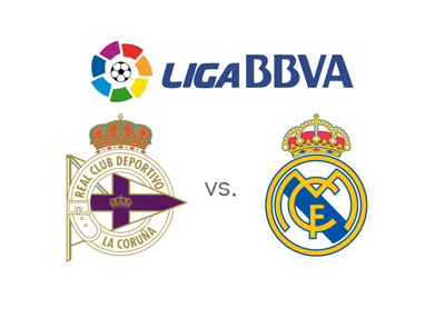 Deportivo La Coruna vs. Real Madrid - Spanish League match - 2015/16 Season