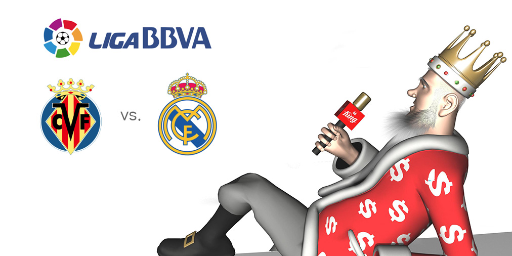 The King presents the odds for the upcoming matchup between Villarreal and Real Madrid in the Spanish La Liga