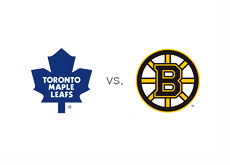 Toronto Maple Leafs vs. Boston Bruins - Matchup and team logos