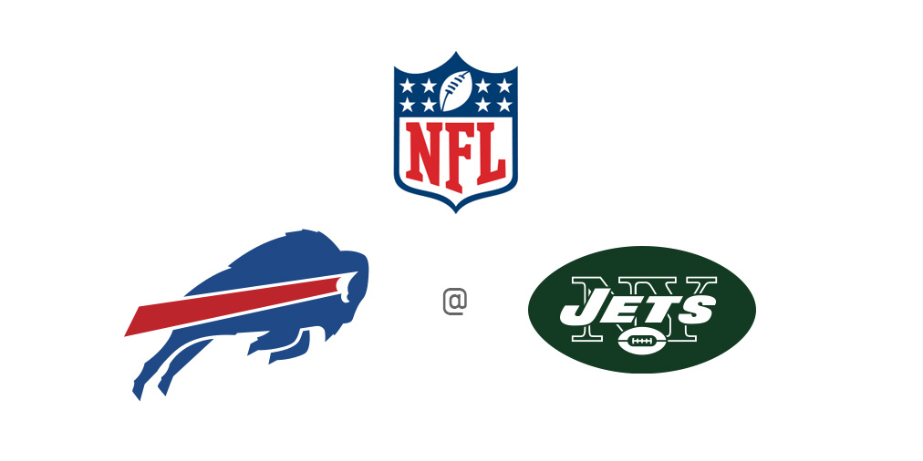 The NFL Matchup - Buffalo Bills at New York Jets - Logo, preview and odds