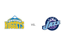 -- Denver Nuggets vs. Utah Jazz - Matchup - Team logos --