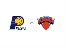 Indiana Pacers vs. New York Knicks - Matchup and Team Logos