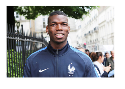 Paul Pogba - Social media photo - France Euro 2016 - Team street walk