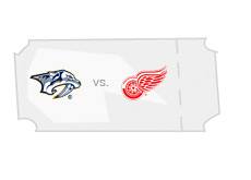 -- Game tickets - Nashville Predators vs. Dtroit Red Wings - Hockey NHL --