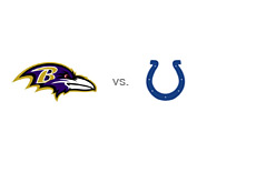 -- Baltimore Ravens vs. Indianapolis Colts - Matchup - Team Logos --