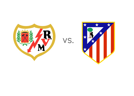 Rayo Vallecano vs. Atletico Madrid - Team Logos / Crests - Matchup