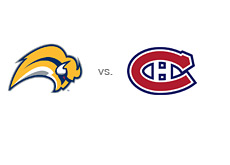 -- Logos - Buffalo Sabres vs. Montreal Canadiens - NHL --