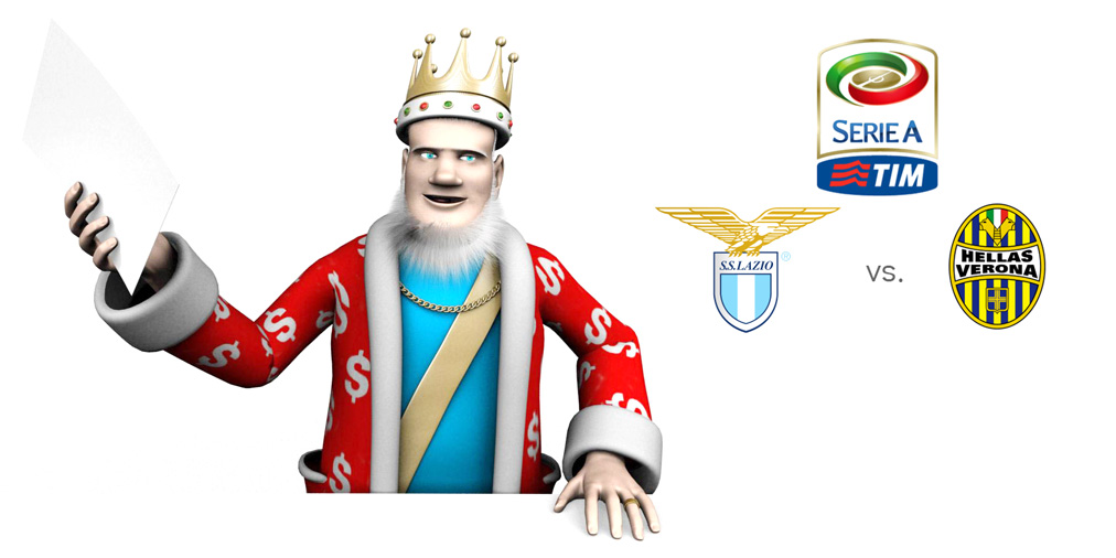 The King presents: Serie A match between Lazio and Verona