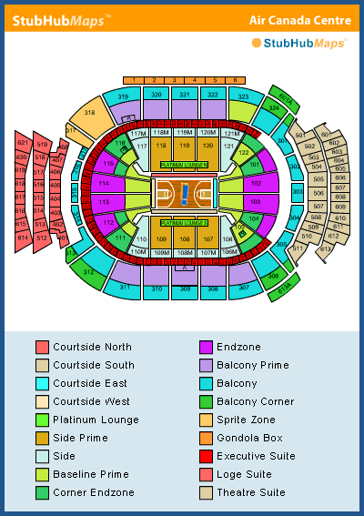 Air Centre Canada Seating Chart