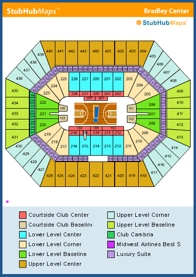 -- seating chart - bradley center - milwaukee wisconsin - stubhub - event tickets for sale - bucks --