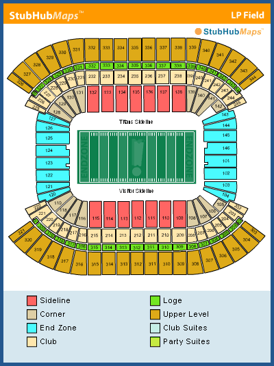 -- Seating chart - Stubhub - LP Field, Nashville, Tennessee - Buy event tickets --