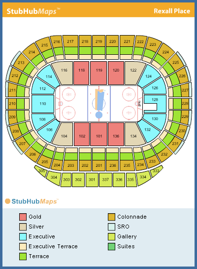 -- Venue – Rexall Place, Edmonton, Alberta - Seating chart - Stubhub.com --