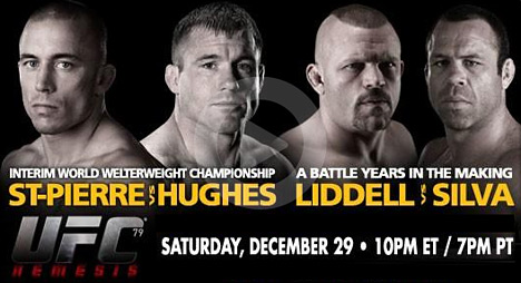UFC 79 Nemesis Betting - Bet on it