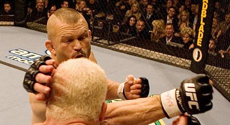 ufc fight night - chuck liddell action photo