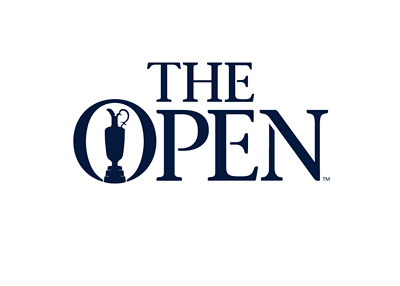 The Open - Golf tournament - Logo in blue colour