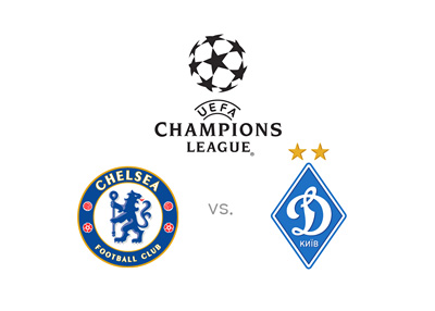 Chelsea FC vs. Dynamo Kiev - UEFA Champions League matchup - Preview and odds - Logos