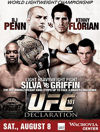 -- buy tickets for ufc 101 declaration - event poster --