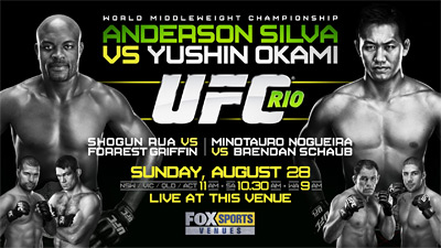 UFC 134 Rio - Poster
