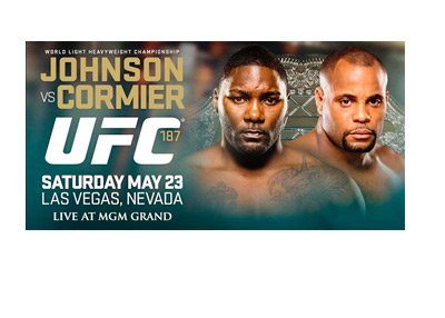 UFC 187 Poster - Anthony Johnson vs. Daniel Cormier - May 23, 2015